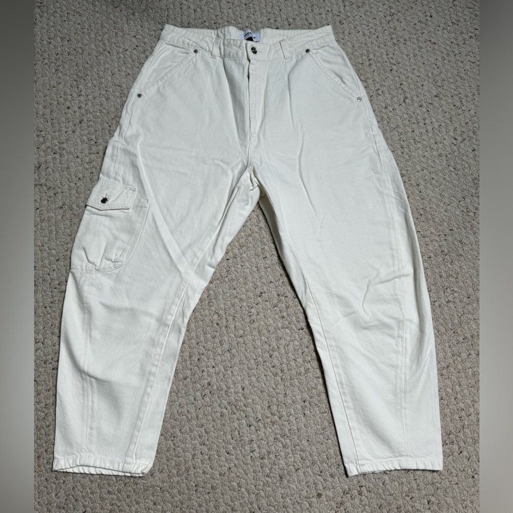 TOM WOOD Men’s off white denim